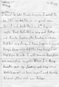 Alden Moody 2nd Degree Essay